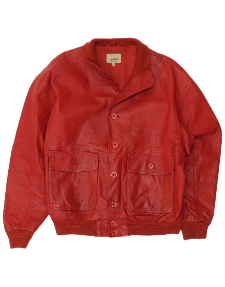 Conbipel muška kožna jakna IT 52 Large Red Leather
