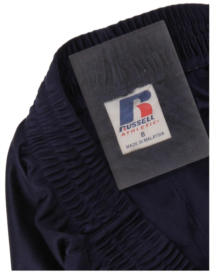 Sportske kratke hlače Russell za dječake 7-8 godina tamnoplavi poliester