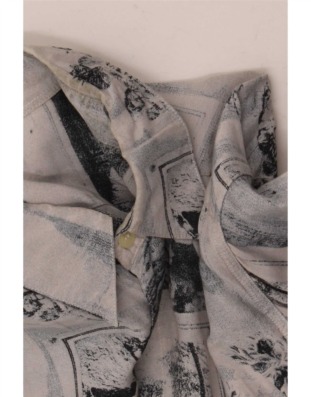 Vintage muška košulja srednje plava patchwork viskoza