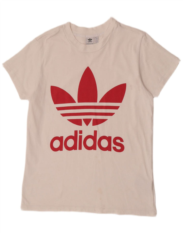 Adidas majica kratkih rukava velike veličine UK 8 Small White