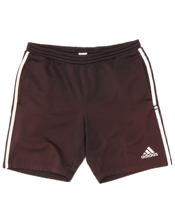 Adidas muške sportske kratke hlače srednje crne boje od poliestera
