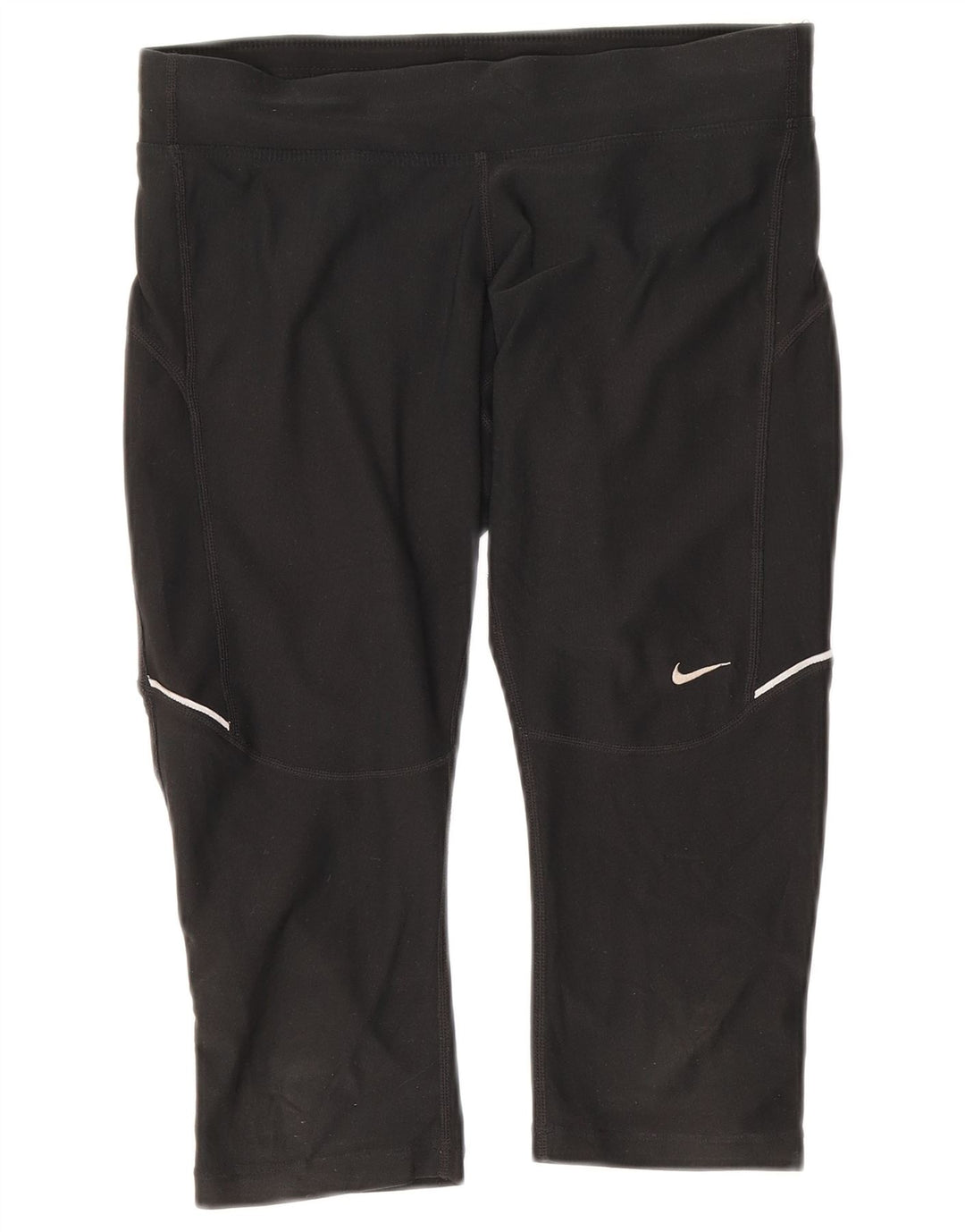 Nike ženske Dri Fit Capri tajice UK 10 male crne poliesterske