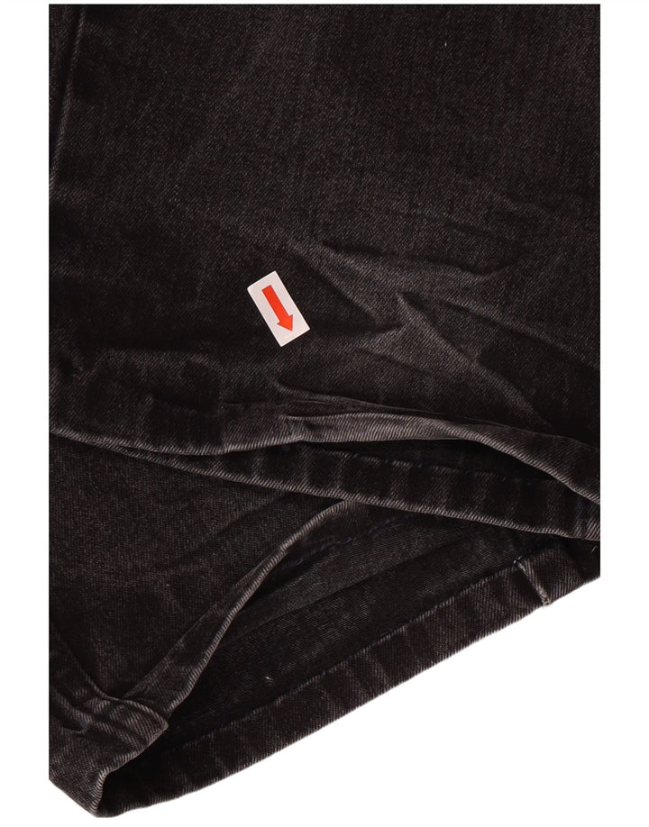 LEE Mens Brooklyn Straight Jeans W34 L33 Sivi pamuk