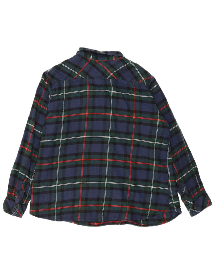DICKIES Prevelika ženska košulja od flanela UK 18 XL tamnoplava karirana