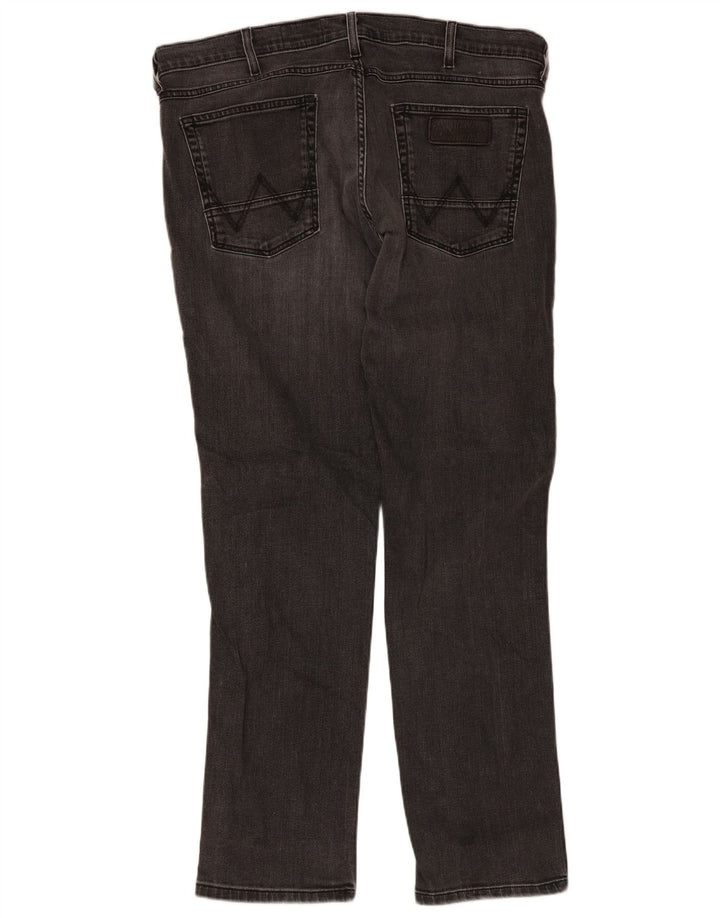 Wrangler Muške uske traperice W38 L32 Sivi pamuk