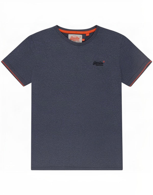 Superdry ženska majica kratkih rukava UK 16 Large Blue Cotton