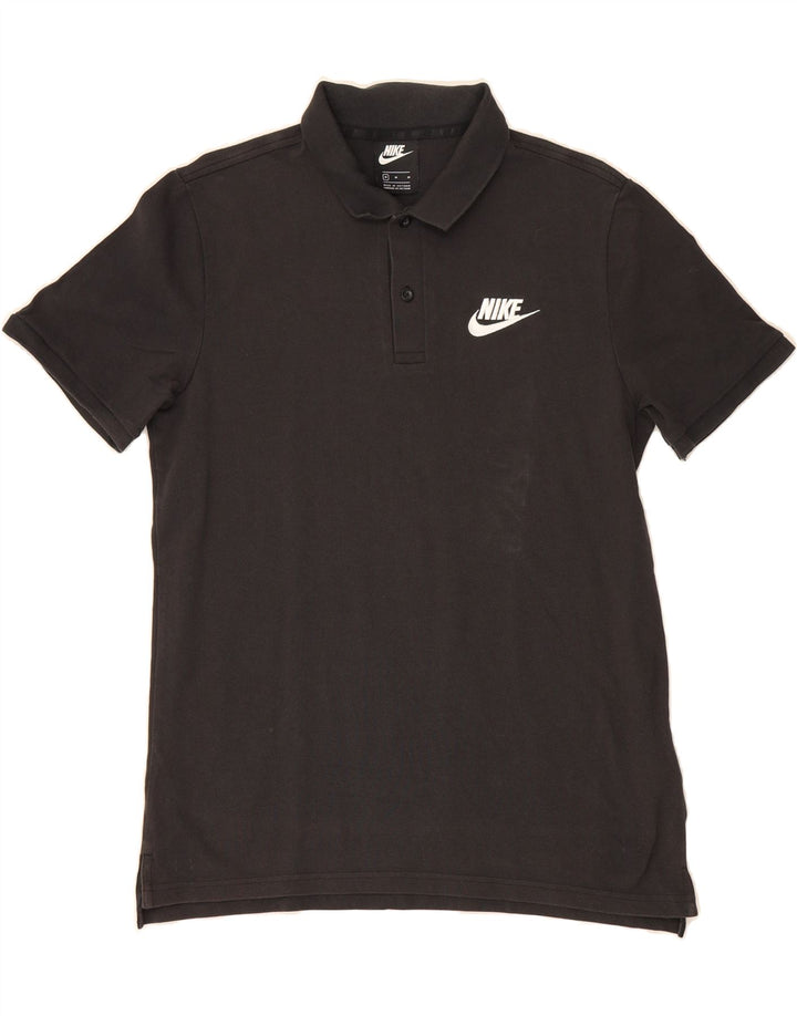 NIKE Mens Polo Shirt Medium Black Cotton Vintage Nike and Second-Hand Nike from Messina Hembry 