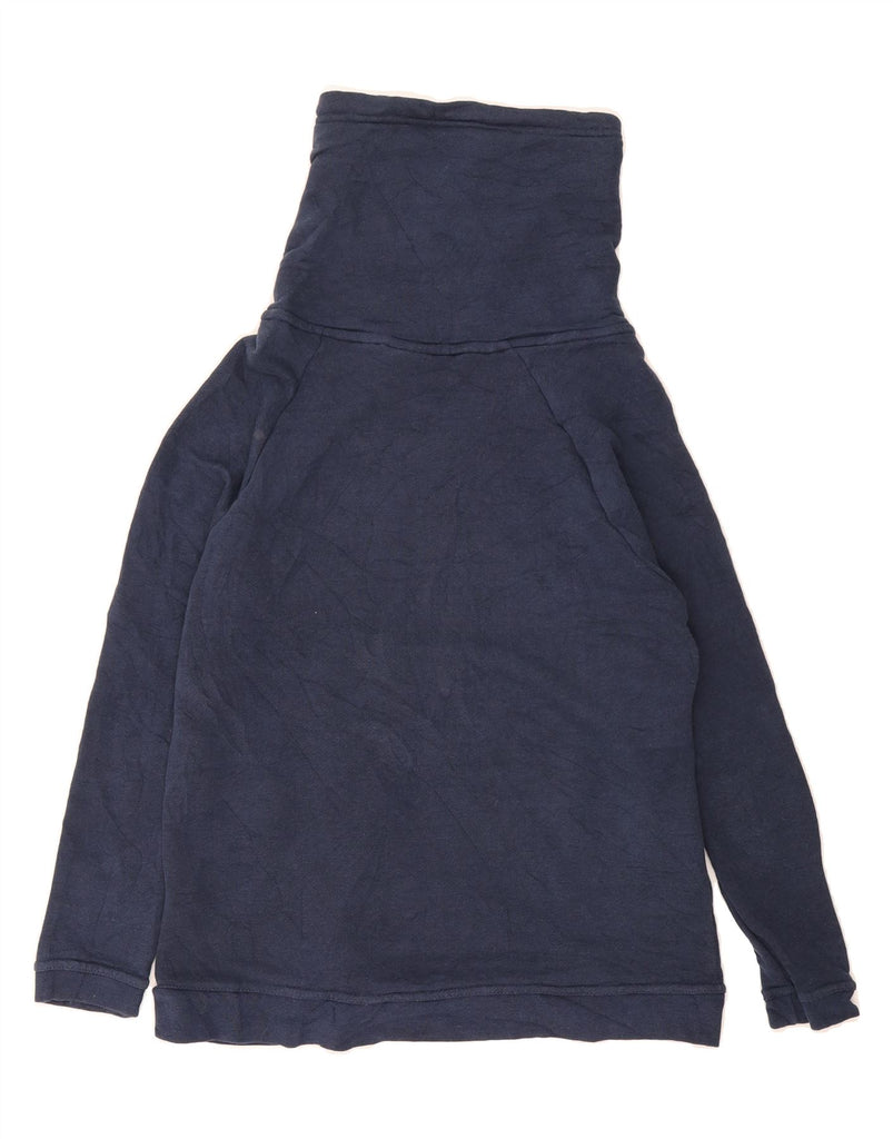 NIKE Womens Oversized Sweatshirt Jumper UK 10 Small Navy Blue Vintage Nike and Second-Hand Nike from Messina Hembry 