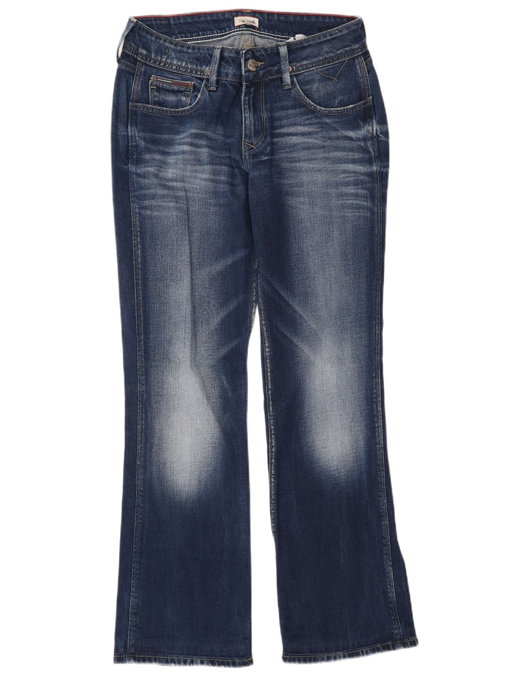 Tommy Hilfiger Ženske traperice Bootcut W28 L30 Plavi pamuk
