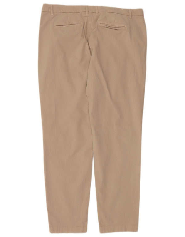 Fat Face ženske uske chino hlače UK 16 Large W36 L29 Bež pamuk