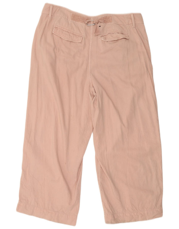Marks & Spencer ženske chino hlače s klinovima UK 22 3XL W42 L28 Ružičasti pamuk