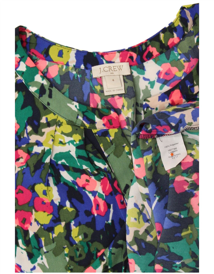 J. CREW Ženski gornji dio bluze bez rukava US 4 Small Multicolored Floral