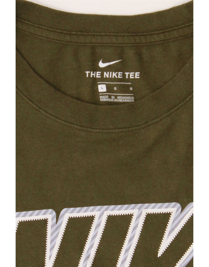 Nike muška velika zelena majica s grafičkim motivima