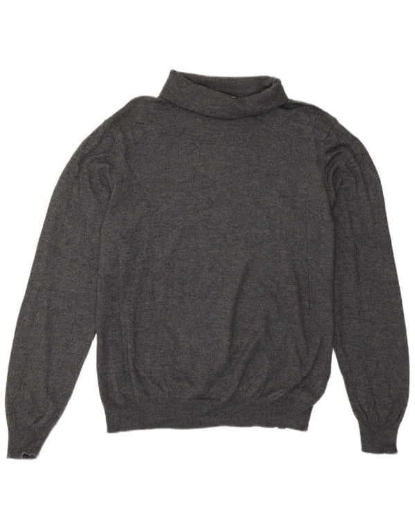 Marks & Spencer ženski pulover s rol izrezom UK 14 Large Grey