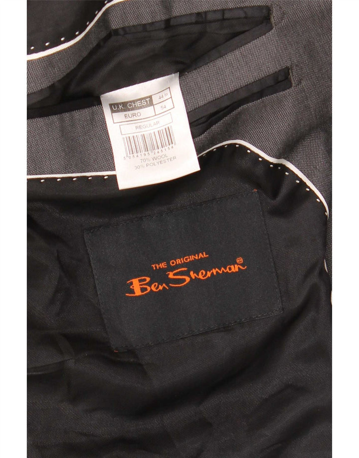 Ben Sherman muška jakna sa 2 gumba UK 44 2XL siva vuna