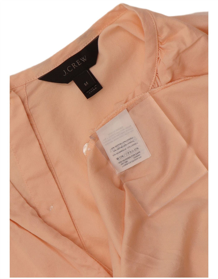 J. Crew Ženska majica s prednjom kravatom UK 14 Srednje ružičasti pamuk