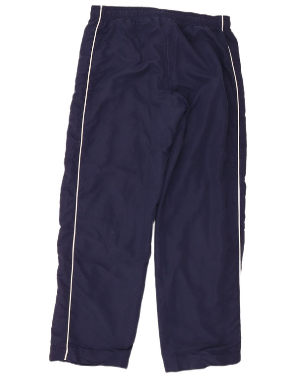 Fila Mens Graphic Tracksuit Trousers Large Navy Blue Polyester