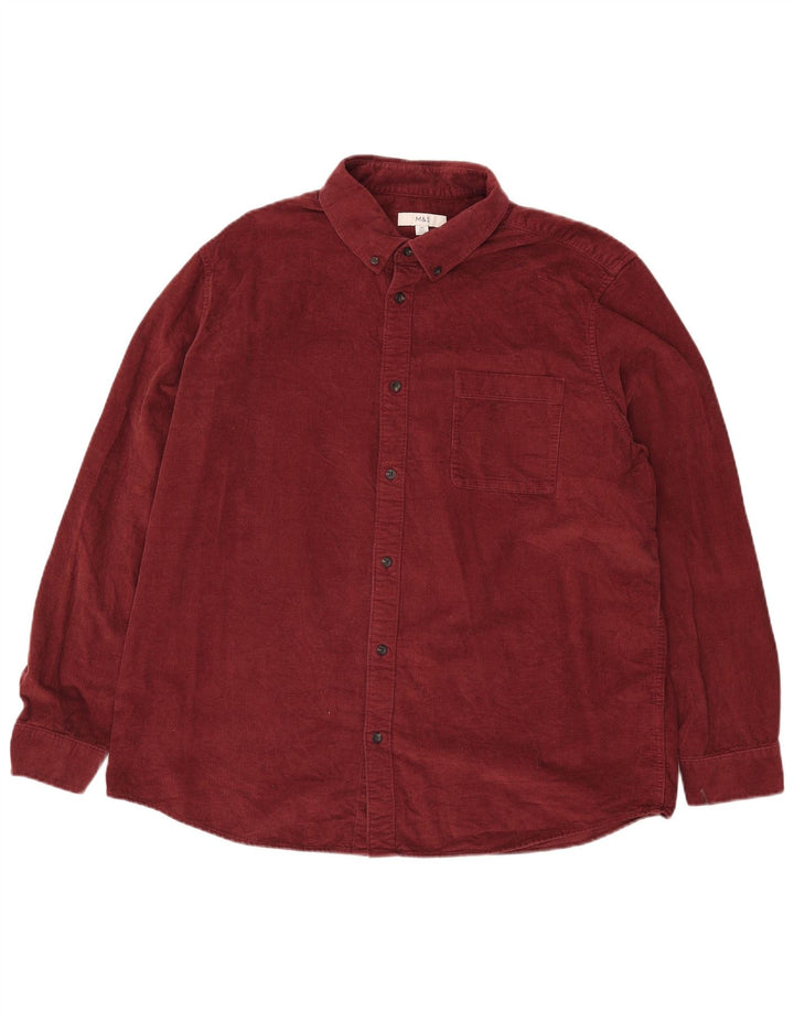 Marks & Spencer muška košulja 2XL bordo pamuk