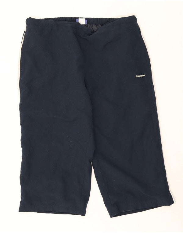 Reebok ženske sportske kratke hlače Bermuda UK 20 2XL tamnoplavi poliester