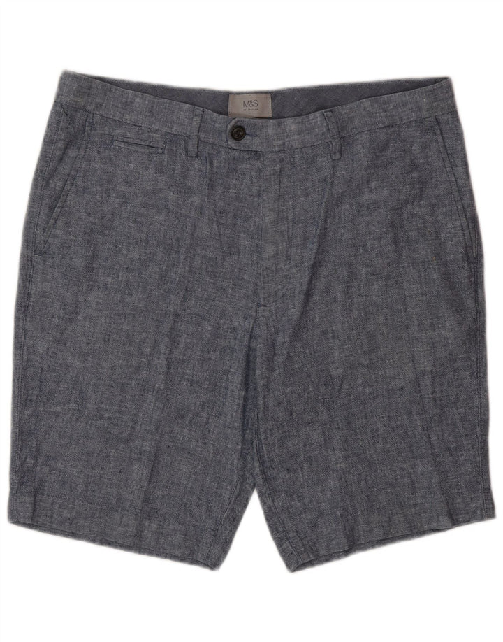 Marks & Spencer muške chino kratke hlače W34 velika plava platna