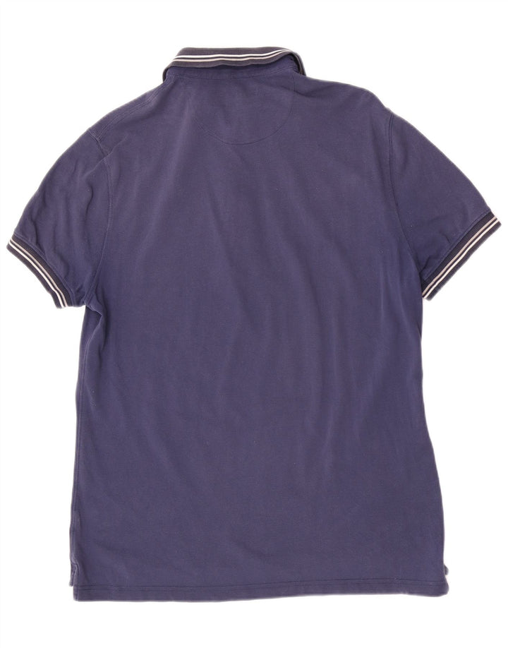 Velika muška polo majica kratkih rukava Massimo Dutti, tamnoplava