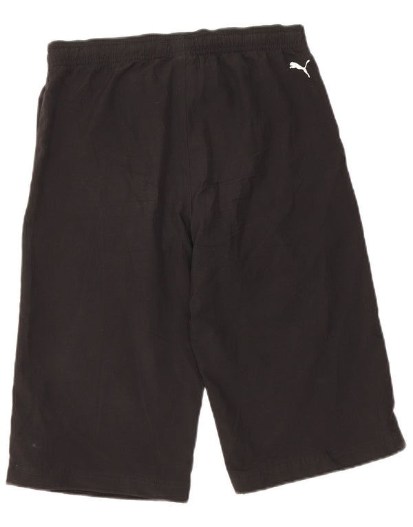 Puma Boys Graphic Sport Shorts 11-12 Years Black Poliester