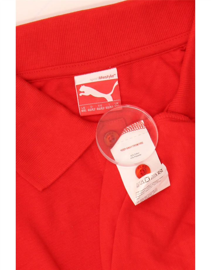 PUMA muška polo majica 2XL crveni pamuk
