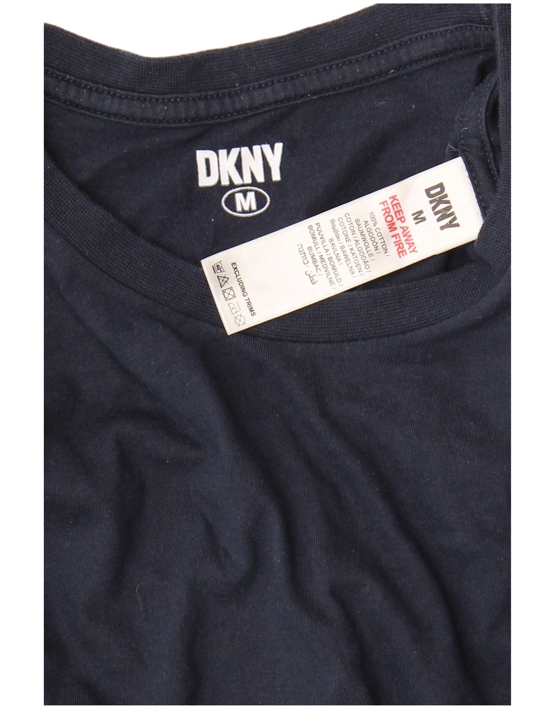 DKNY muška majica kratkih rukava srednje tamnoplavi pamuk
