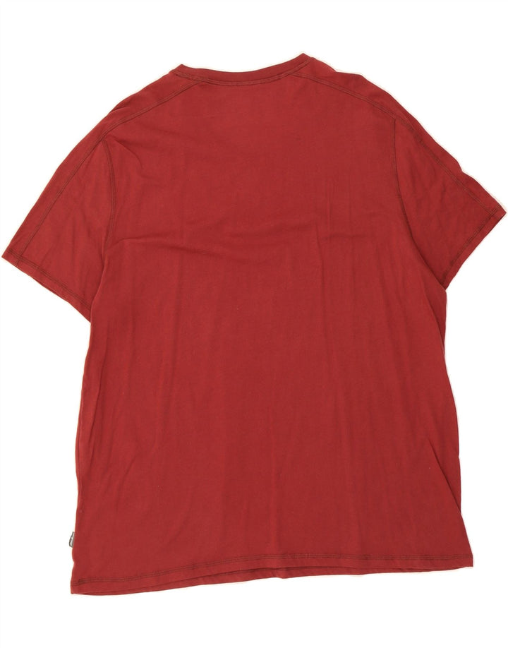 EDDIE BAUER Mens T-Shirt Top 2XL Red Cotton Vintage Eddie Bauer and Second-Hand Eddie Bauer from Messina Hembry 