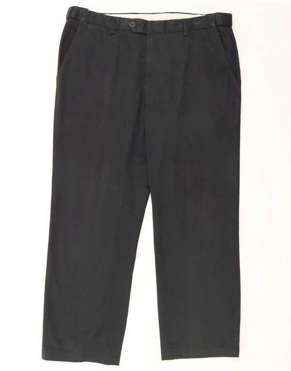 Marks & Spencer muške ravne chino hlače Blue Harbor W38 L29 tamnoplave