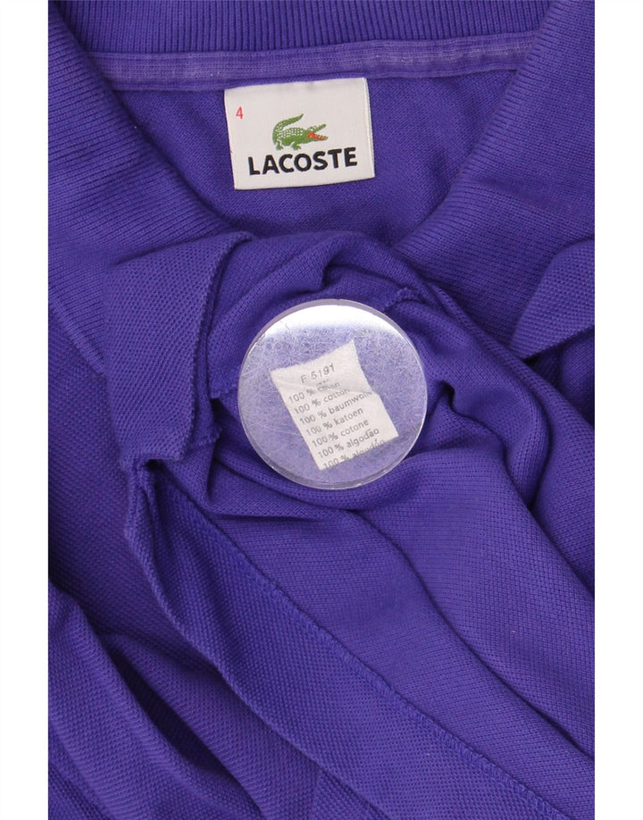 Lacoste muška polo majica veličine 4 srednje ljubičasta pamuk