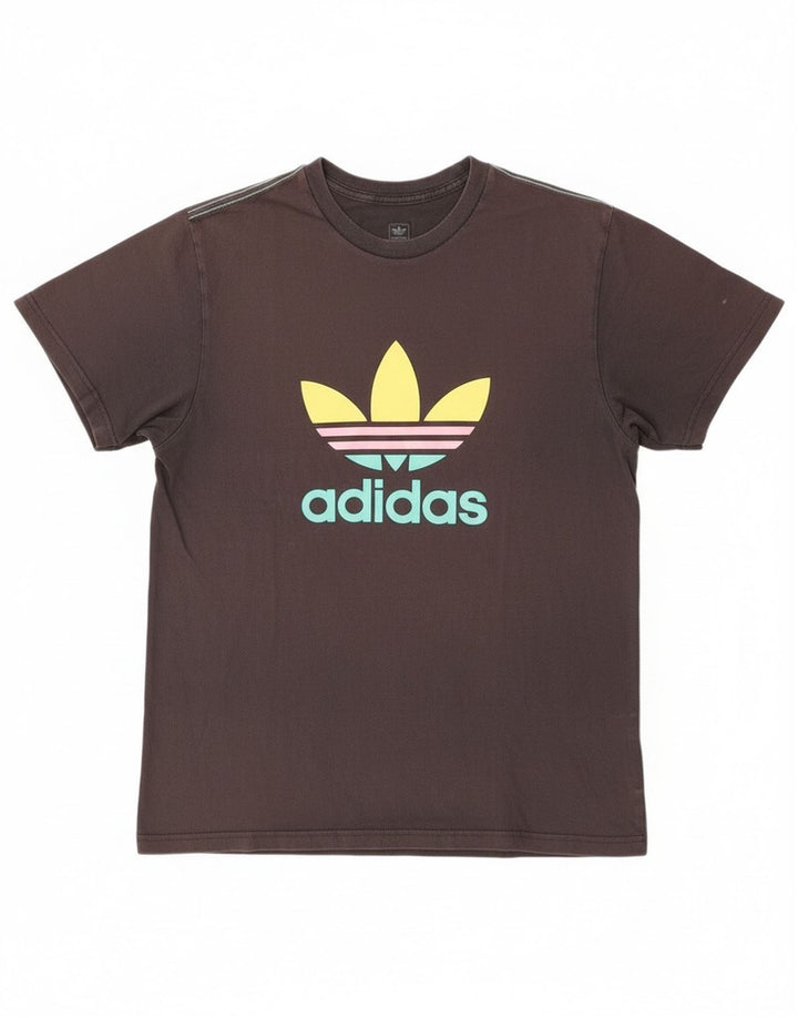 Adidas muška majica s grafičkim motivima srednje crna