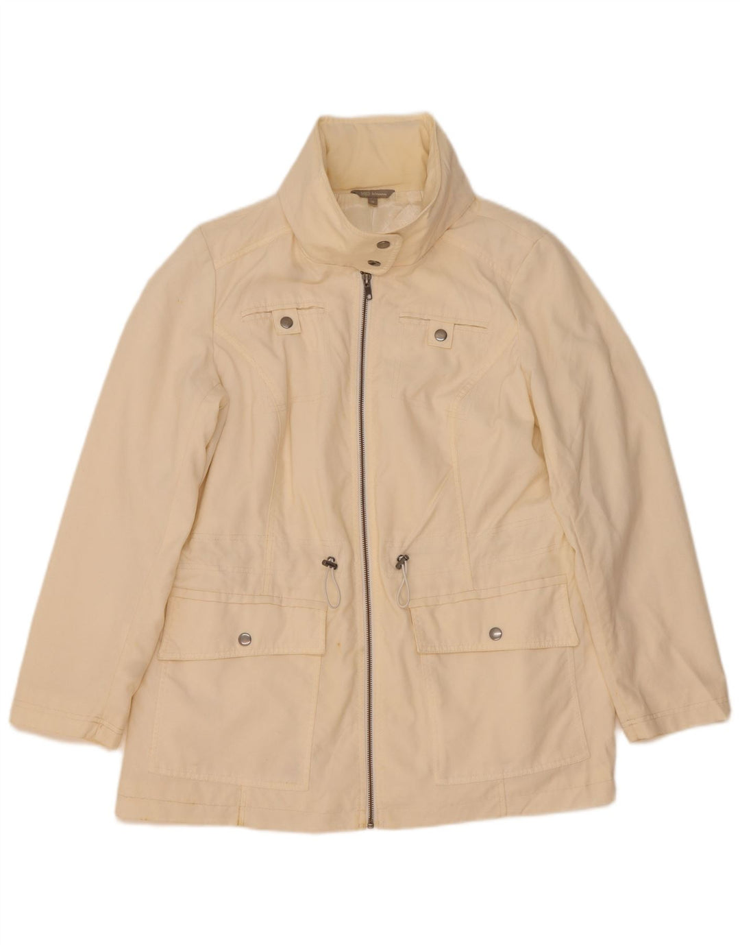 Marks & Spencer ženska pomoćna jakna s kapuljačom UK 16 Large Off White