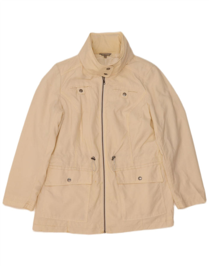 Marks & Spencer ženska pomoćna jakna s kapuljačom UK 16 Large Off White