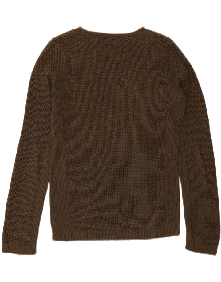 ZARA Mens Boat Neck Jumper Sweater Small Green Vintage Zara and Second-Hand Zara from Messina Hembry 