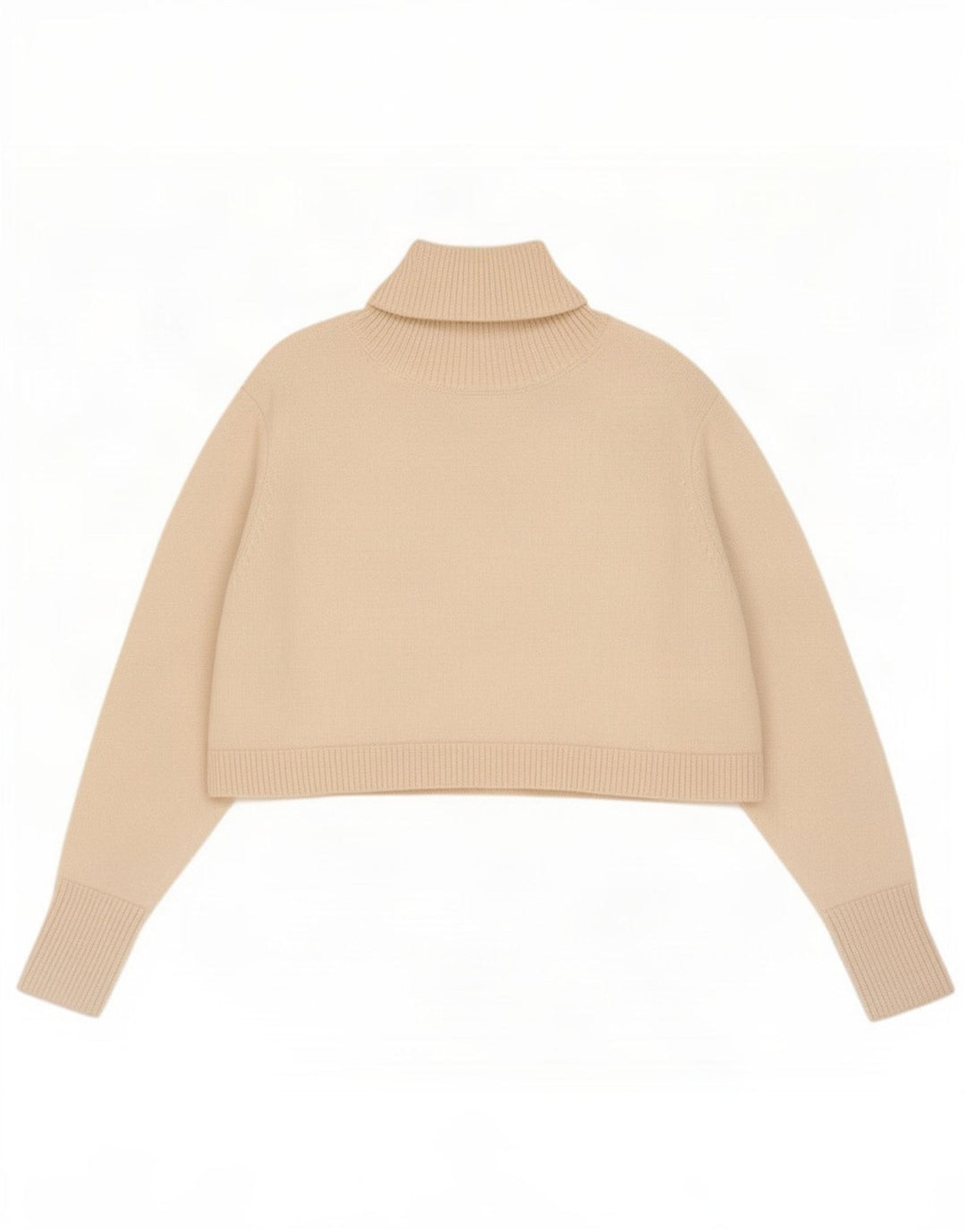 Zara ženski kratki pulover s rol izrezom UK 10 Small Off White