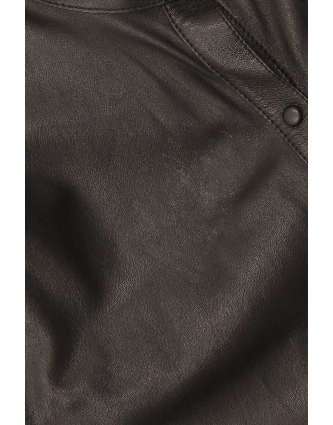 Massimo Dutti ženska prevelika kožna košulja UK 6 XS crna koža