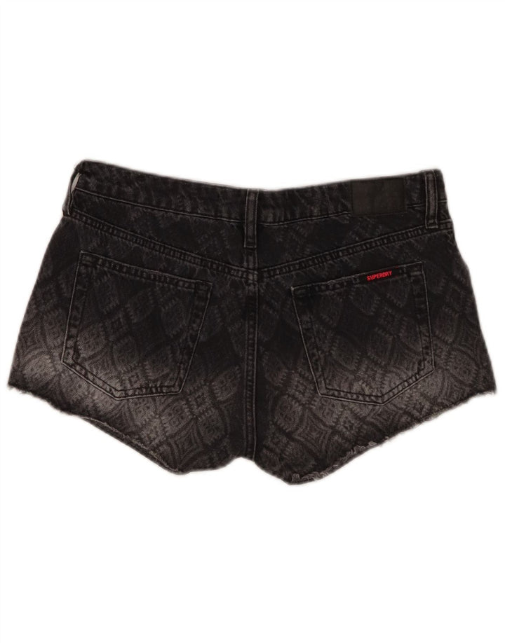 Superdry ženske traper hlače W29 srednje sive geometrijske pamučne hlače