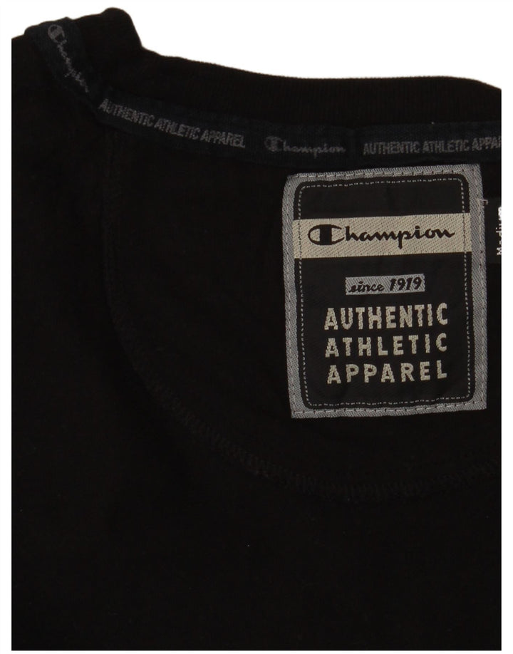 Champion muška majica dugih rukava srednje crna