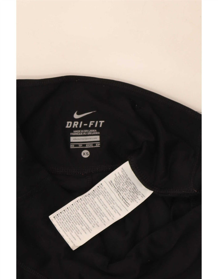 Nike ženske Dri Fit tajice UK 6 XS crni poliester