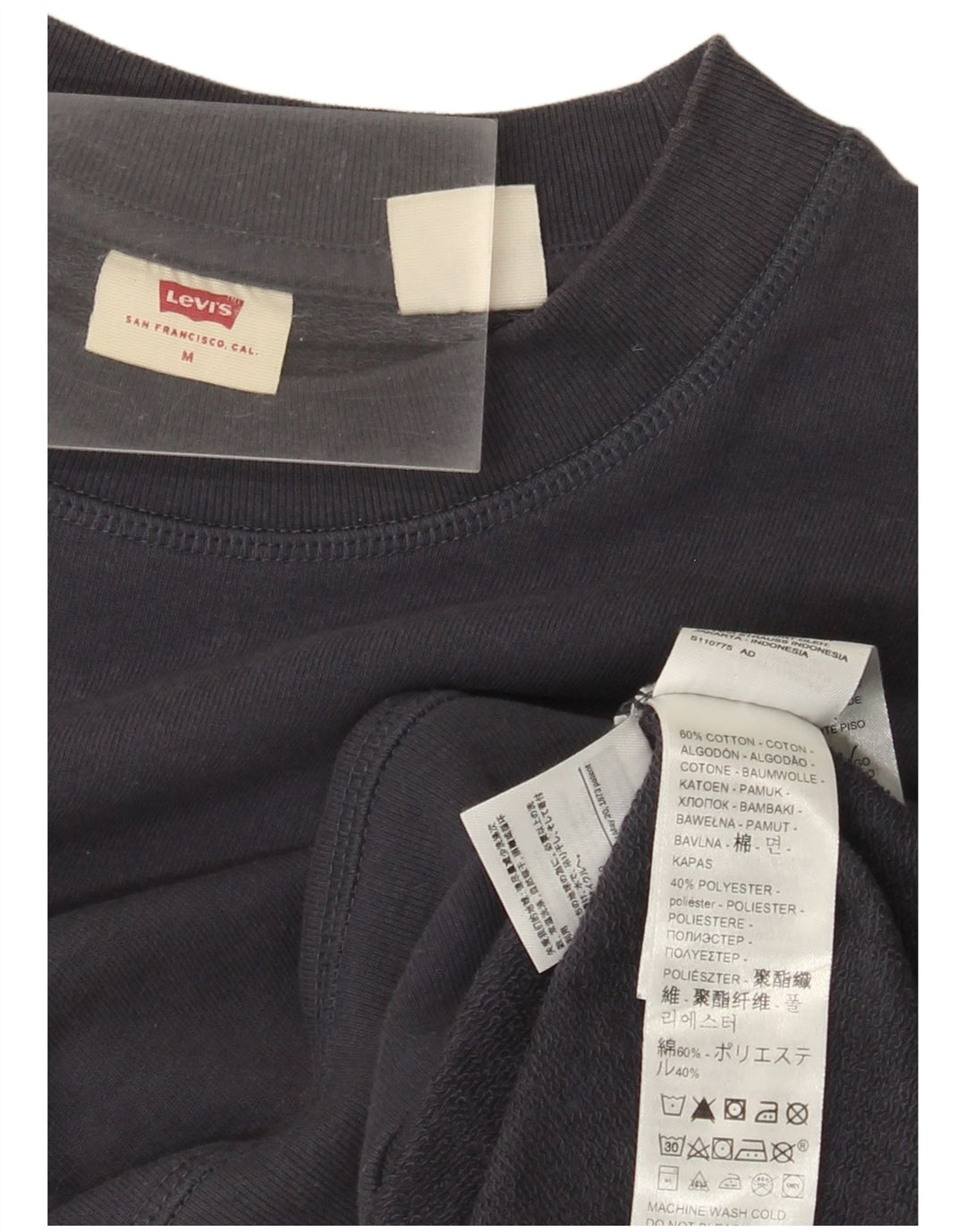 Levi's Ženski džemper s grafičkim motivima UK 14 Srednji tamnoplavi pamuk