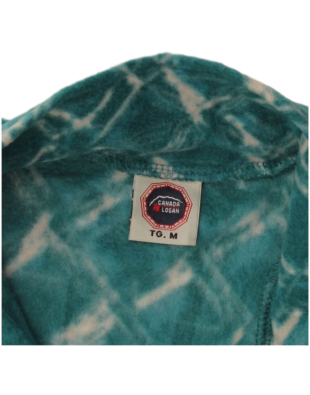 KANADA LOGAN Ženska flis jakna UK 14 Srednje zeleni karirani poliester