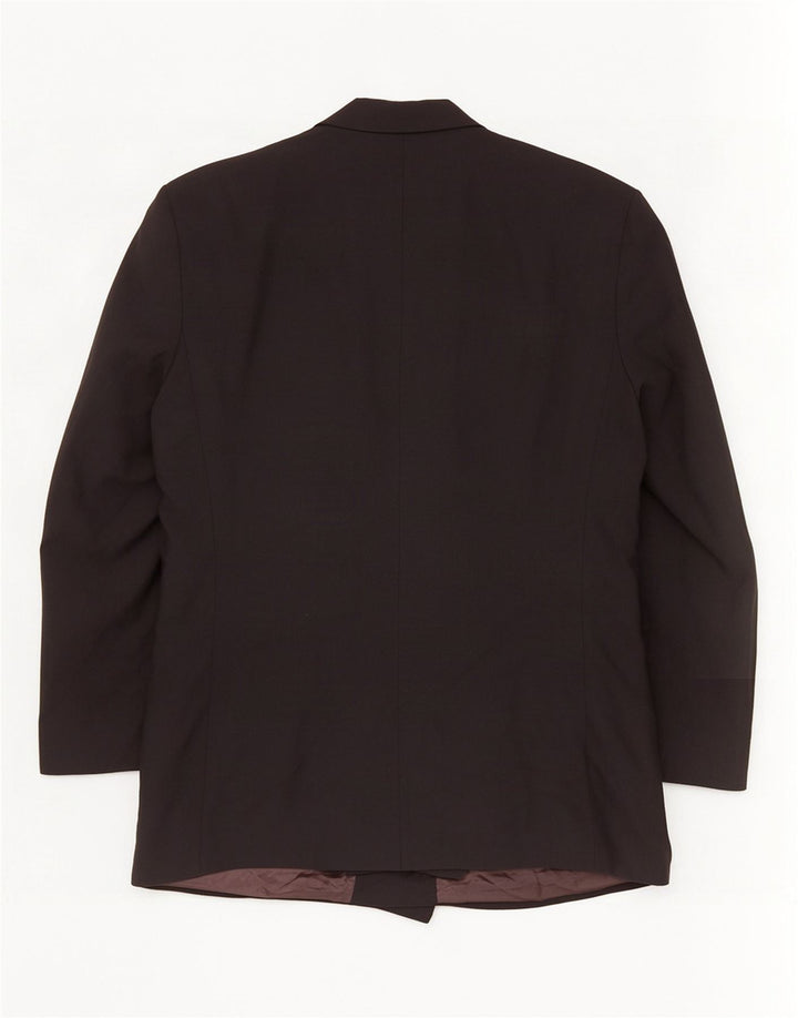 Marks & Spencer muška jakna s dvostrukim kopčanjem UK 44 XL crni poliester