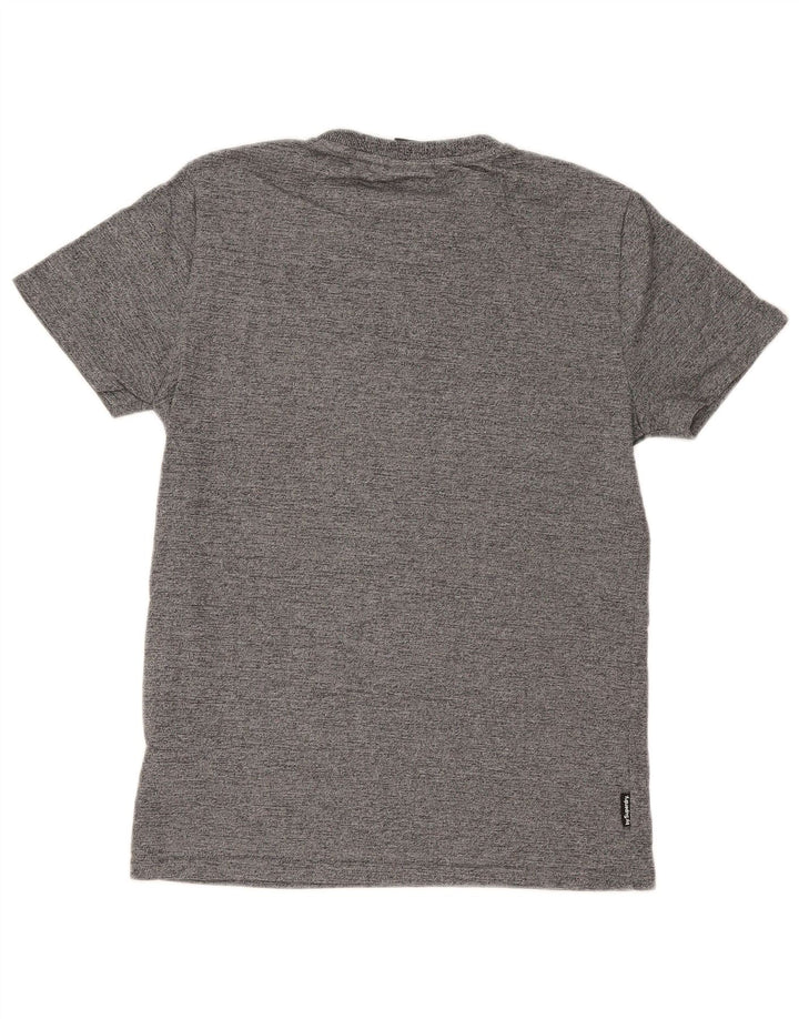 Superdry muška majica kratkih rukava Regular Graphic, srednje sivi flekasti pamuk