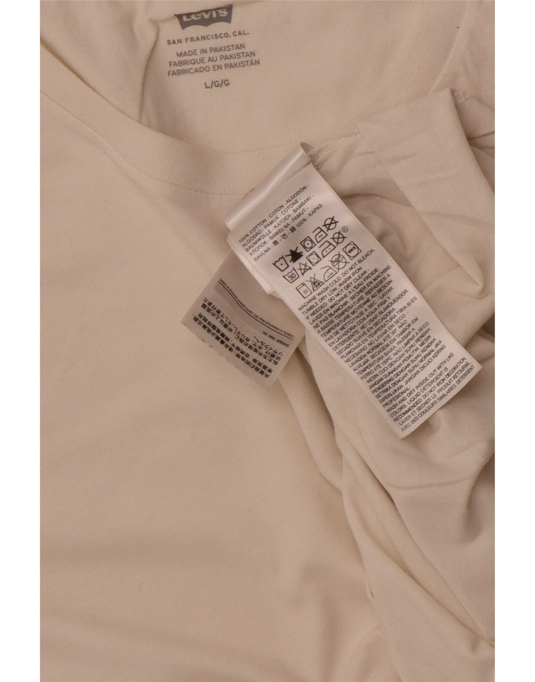 Levi's muška majica kratkih rukava, veliki bijeli pamuk