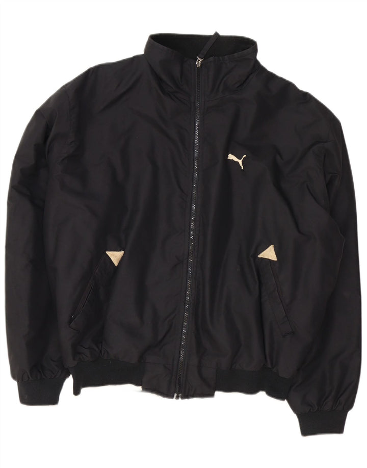 Puma muška bomber jakna širokog kroja UK 38 srednje crna