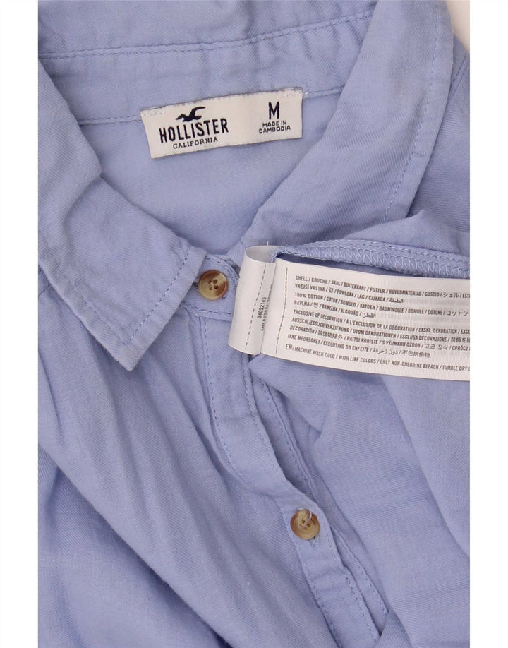 Hollister ženska pulover majica UK 14 srednje plavi pamuk