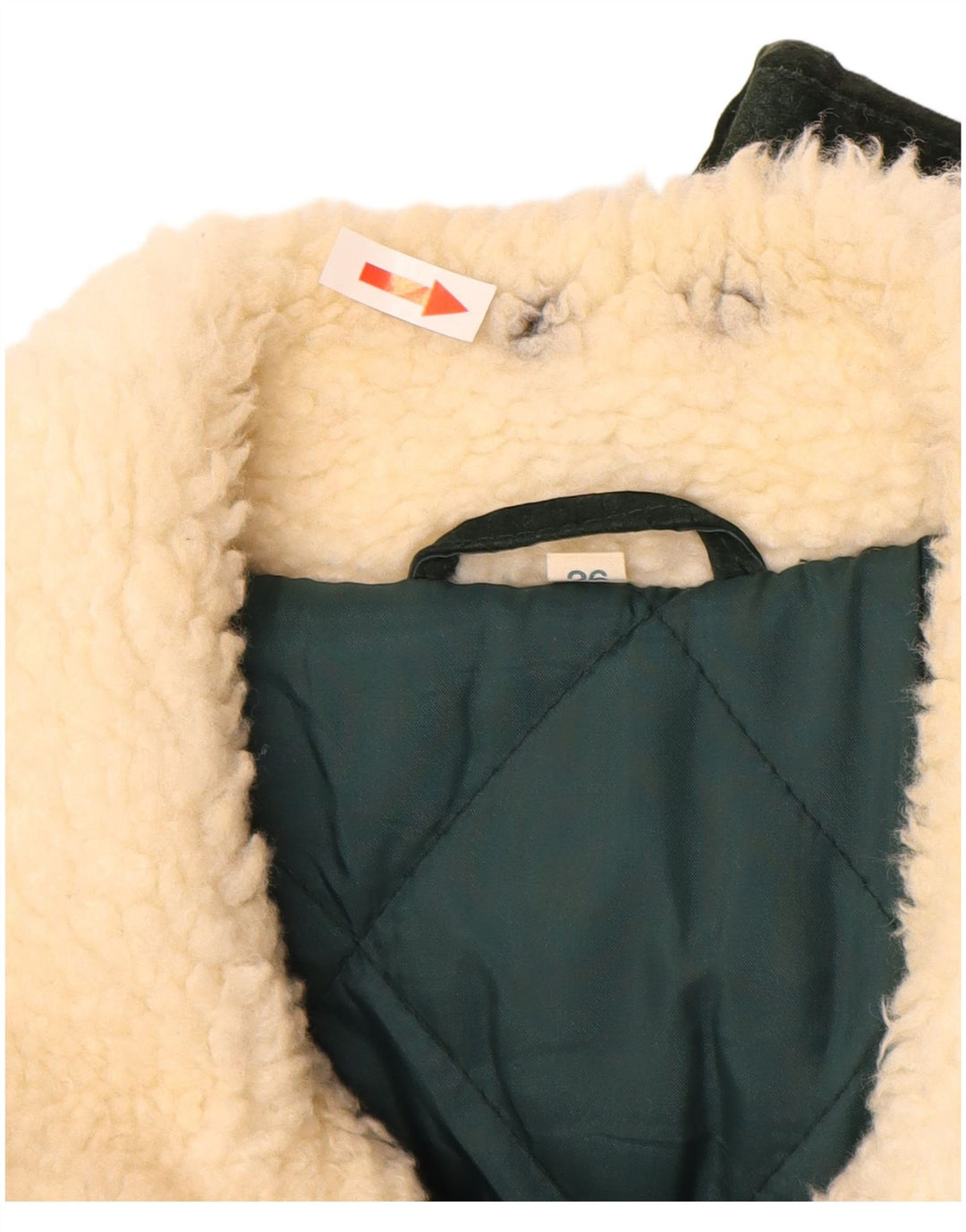 Vintage muška antilop jakna UK 42 XL kaki geometrijska vuna