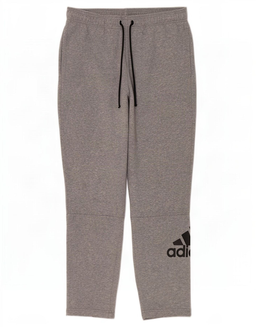 Adidas velike sive pamučne trenirke s grafičkim motivima