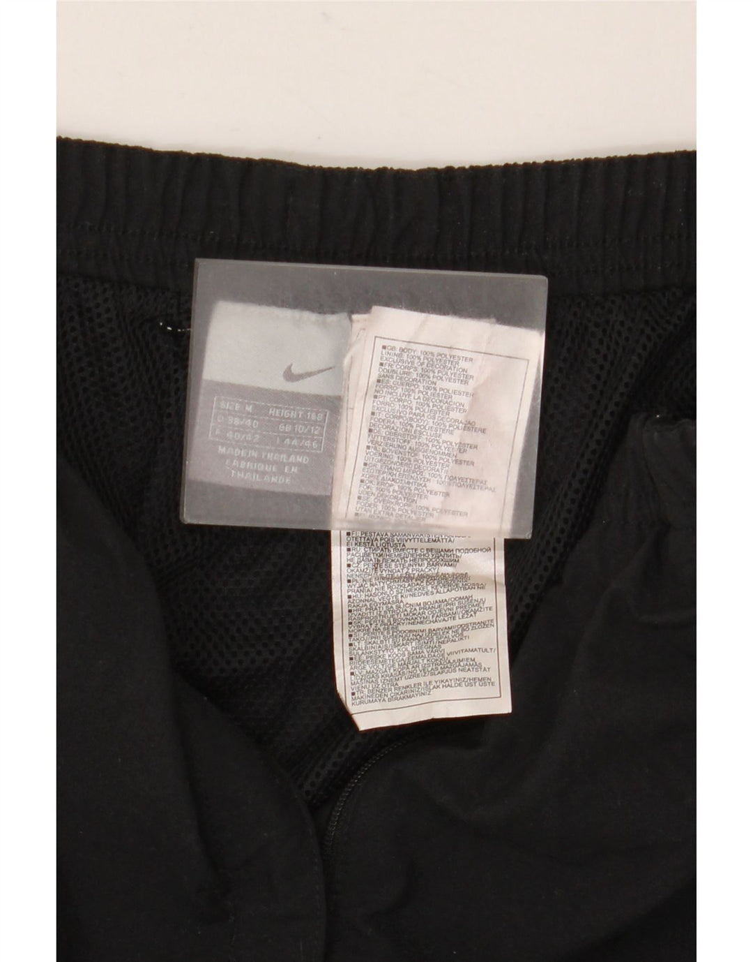 Nike ženske kapri hlače UK 10/12 srednje crne poliesterske boje